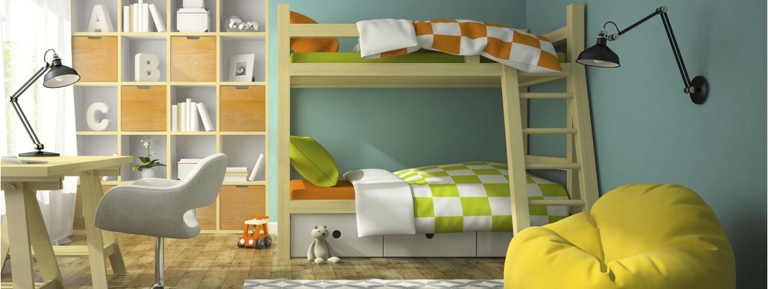 Bunk beds for two children