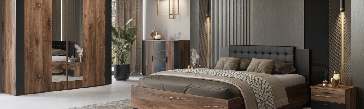 Bedroom SIGMA Dark Flagstaff Oak image