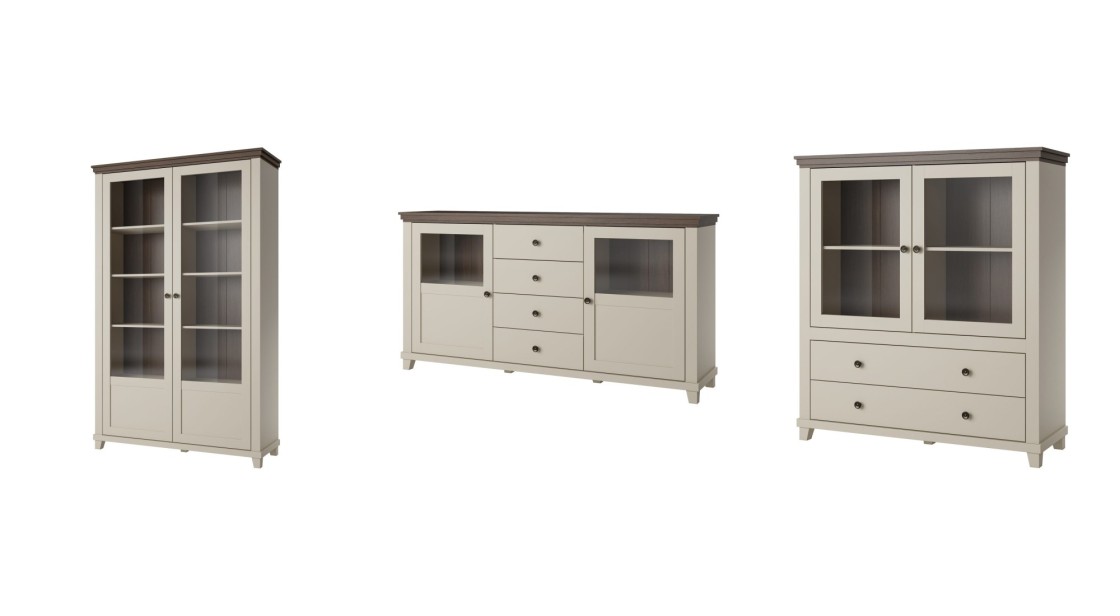 EVORA Helvetia dunin oak with light beige