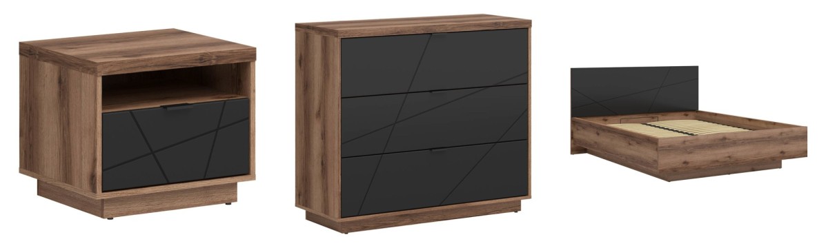FORN dark delano oak with black