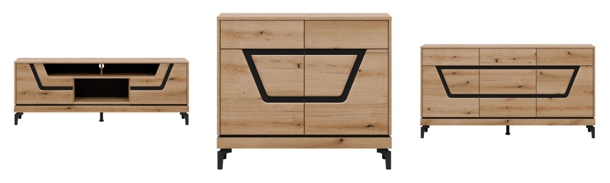 KRIS evoke oak and black