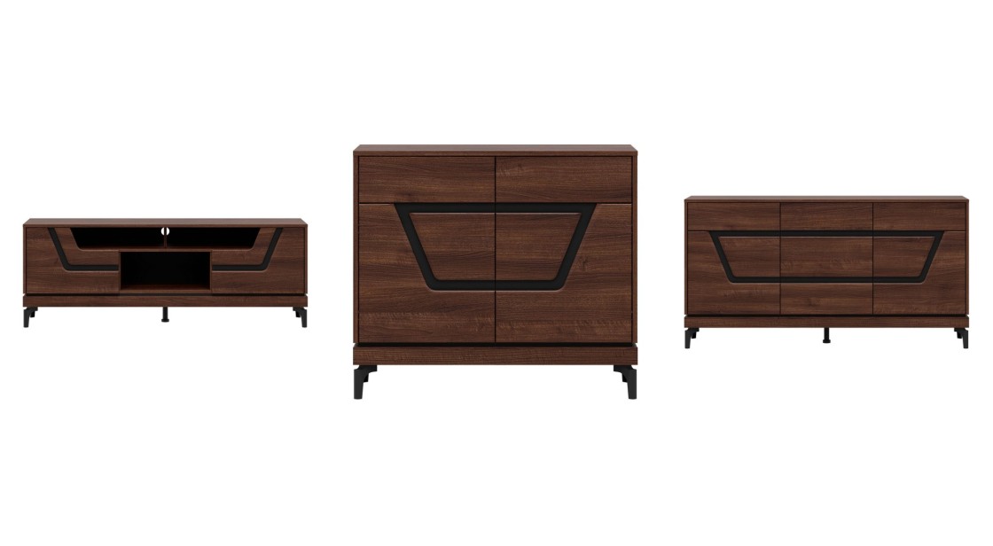 VERO opera walnut and black