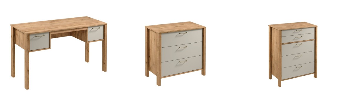 INDYGO beige with wotan oak INDYGO beige with wotan oak