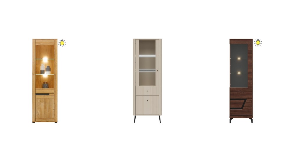 Shallow Display Cabinets