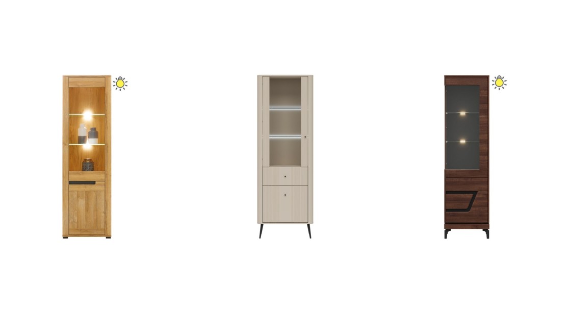 Shallow Display Cabinets