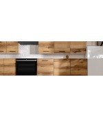 white with light delano oak 
