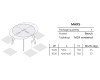Round table Mars image