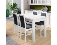 שולחן לבן ORION II P. ריהוט, פינות אוכל, פינות אוכל מעץ, שולחנות וכסאות, שולחנות עץ.