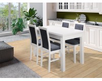 שולחן לבן ORION II P. ריהוט, פינות אוכל, פינות אוכל מעץ, שולחנות וכסאות, שולחנות עץ.