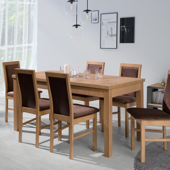שולחן ORION-P. ריהוט, פינות אוכל, פינות אוכל מעץ, שולחנות וכסאות, שולחנות עץ.
