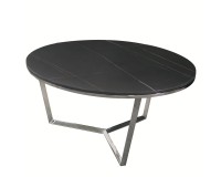 Coffee table MICHAL made of black stone - 60*32 Furniture, All coffee tables, Living Room Furniture, Coffee Tables, Glass coffee tables, Coffee tables image
