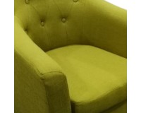 כורסה רטרו קפיטונאז' מעוגלת 1402 D. ריהוט, רהיטים זולים, מערכות ישיבה, כורסאות וספסלים.