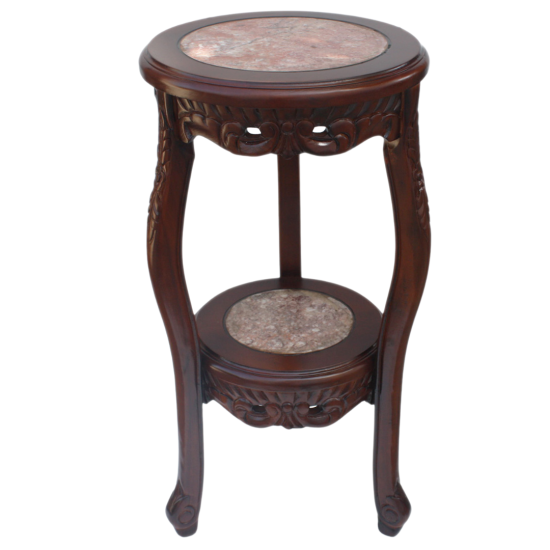 Rosewood Side Table Double Round 154 Furniture, Interior Items, Side Tables image