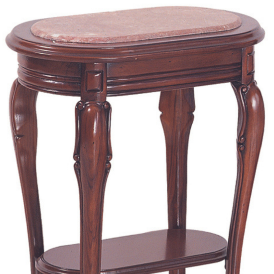 Rosewood Side Table Oval High 183 Furniture, Interior Items, Side Tables image