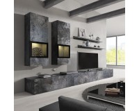 BAROS Schiefer Living Room Wall Unit Furniture, Furniture Wall Units, Organizational Furniture, Modern Furniture Wall Units image