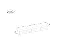 Подвесной стеллаж TOLEDO - White 02