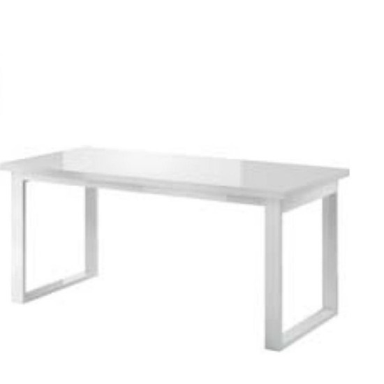 Dinner table HELIO White 92 Furniture, Budget Furniture, Organizational Furniture, Modular Furniture, Tables, Collection HELIO White image