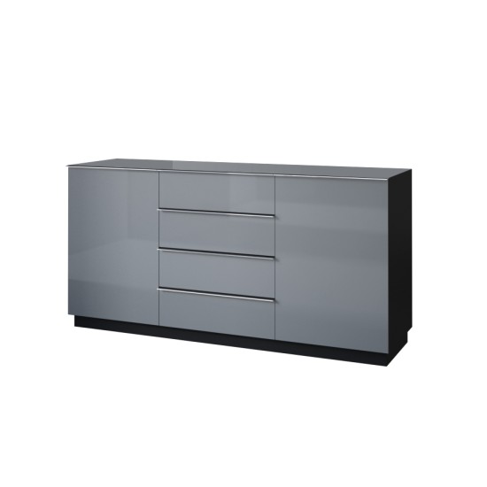 Chest of Drawers HELIO Grey 26 Furniture, Budget Furniture, Organizational Furniture, Modular Furniture, TV Stands, Chest of Drawers, Chest Of Drawers, Collection HELIO Grey image