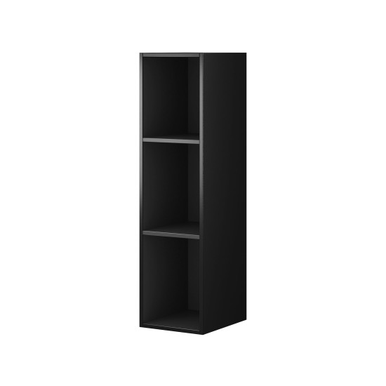 Hanging cabinet HELIO Grey 87 Furniture, Budget Furniture, Organizational Furniture, Modular Furniture, Showcases, Wall Shelves, Showcases For The Living Room, Collection HELIO Grey, Collection HELIO Black image
