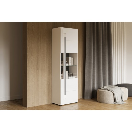ויטרינה לסלון TULSA White 05