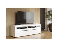 שידת טלוויזיה לסלון TULSA White 40