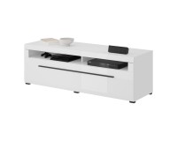 שידת טלוויזיה לסלון TULSA White 40