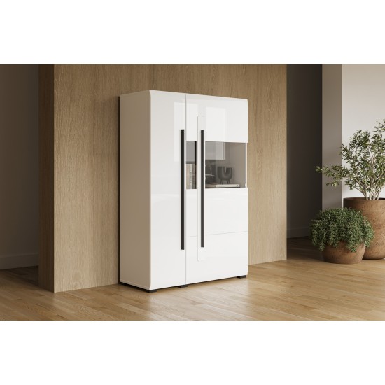 ויטרינה לסלון TULSA White 42