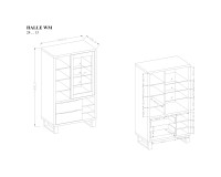 Showing image for Showcase HALLE 13 Showcase HALLE 13 Furniture, Living Room Furniture, Organizational Furniture, Modular Furniture, Showcases Modern, Display Cabinets For The Living Room, HALLE Collection image