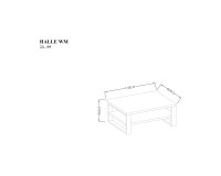 Журнальный столик HALLE 99