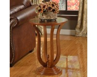 Round Wood Side Table HSF009 image