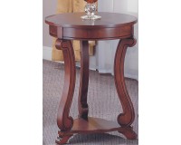 Round Wood Side Table B0652-1 image