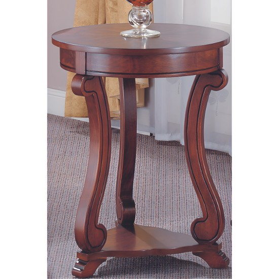 Round Wood Side Table B0652-1 image