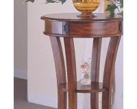 Round Wood Side Table B0617 image