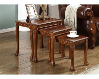 Triple table set HSN008 Furniture, Living Room Furniture, Interior Items, Coffee tables, ROSEWOOD Furniture, Triple and Double coffee table sets image