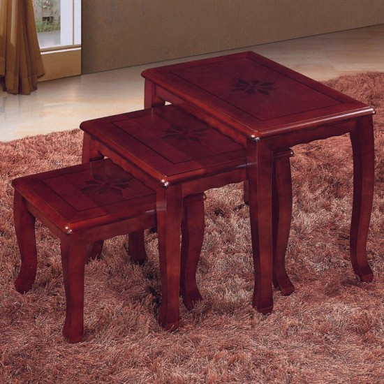 Triple table set ABC316 Furniture, Living Room Furniture, Interior Items, Coffee tables, ROSEWOOD Furniture, Triple and Double coffee table sets image