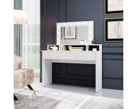 Dressing table ARIA with mirror and light Furniture, Budget Furniture, Organizational Furniture, Bedroom Vanities image