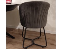 כסא מבד קטיפה אלון 2. ריהוט, שולחנות וכסאות, כסאות, כיסאות בד.