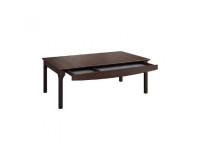 Small table wiht a drawer BARI 120x70 solid oak Furniture, Coffee tables, Coffee Tables, Wooden coffee tables, Coffee tables, Luxury Furniture, Collection BARI image