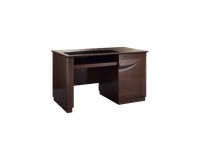 Small Desk BARI with a shelf - solid oak image