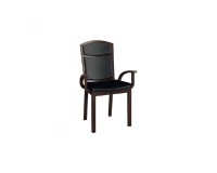 Roma II Arm Chair BARI solid oak / fabric image