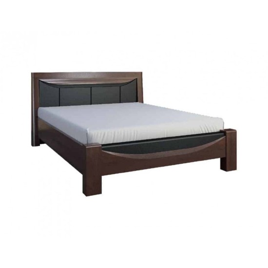 Double bed BARI 160 - oak veneer image