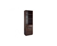 Single Display Cabinet BARI (S) with shelves and 1 door - solid oak Furniture, Showcases For The Living Room, Office Furniture, Luxury Furniture, Collection BARI, Collection BARI Office image