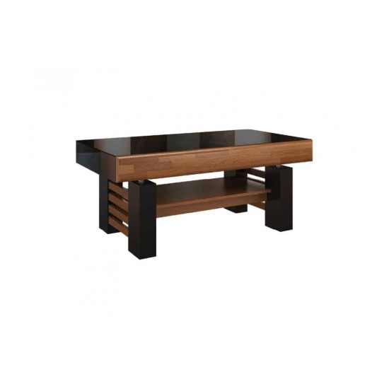 Extendable Coffee Table II - solid oak wood image