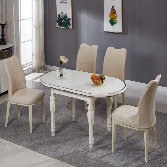 Oval table with glass top Furniture, Tables and Chairs, Glass Tables, Tables image