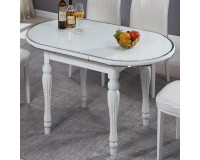 Oval table with glass top Furniture, Tables and Chairs, Glass Tables, Tables image