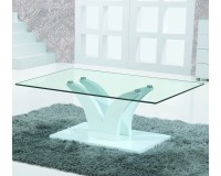Glass coffee table with rectangular top Furniture, Coffee tables, Coffee Tables, Glass coffee tables image
