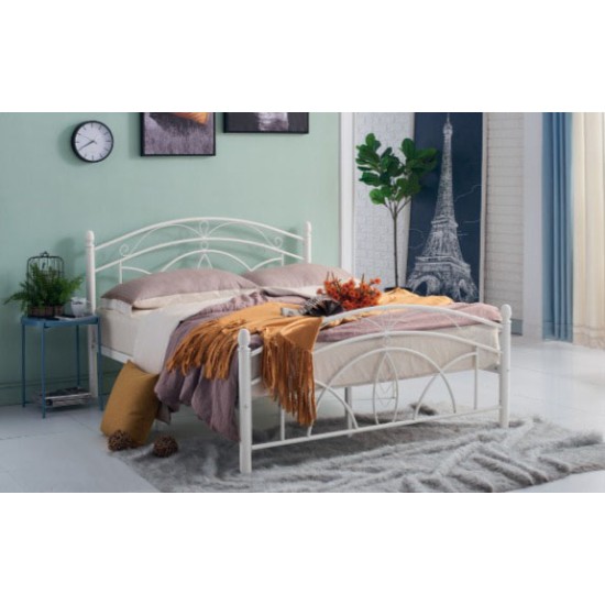 מיטה זוגית דגם רחל 140/190. ריהוט, רהיטים זולים, חדרי שינה, מיטות, מיטות מתכת.
