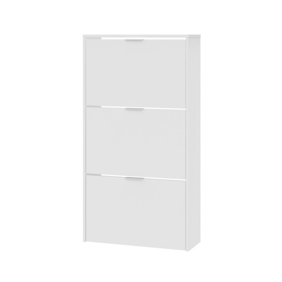 Shoe cabinet ALBA - white / oak image