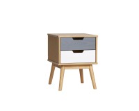 Bedside table 3-color CUSCO Furniture, Budget Furniture, Organizational Furniture, Chest Of Drawers, Night Stands, Chests of Drawers for Bedroom, Do it yourself (D.I.Y) image