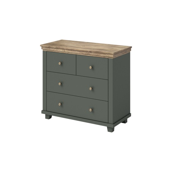 Chest of 4 Drawers EVORA Green 27 image